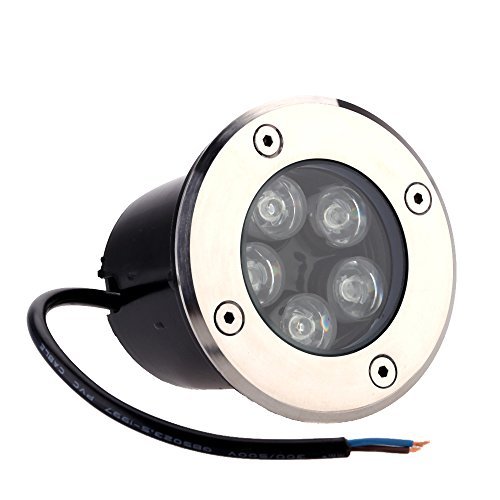 Lixada 5w Led Outdoor Ground Spot Light Garden Path Floor Underground Buried Yard Lamp Spot Landscape Light Ip67