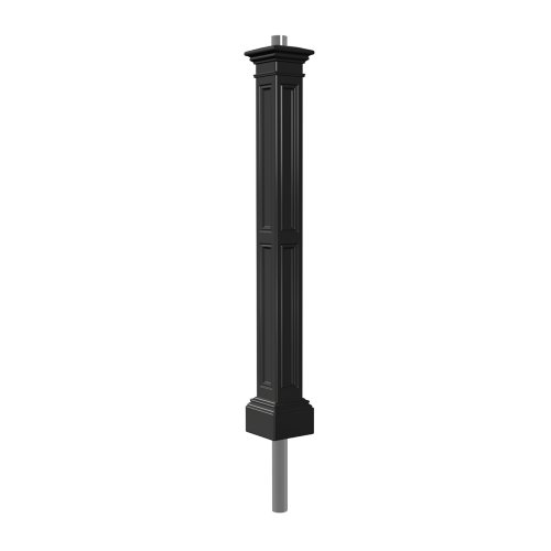 Mayne 5836-bk Liberty Lamp Post With 89-inch Aluminum Ground Mount Black