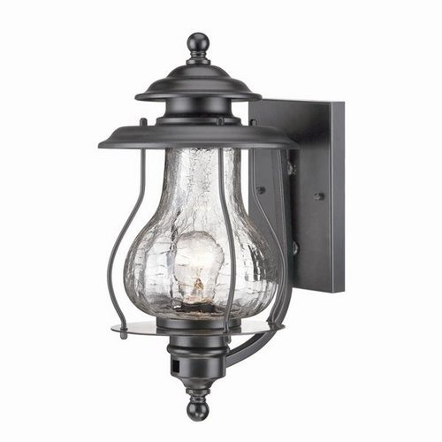 Acclaim 8201bk Blue Ridge Collection 1-light Wall Mount Outdoor Light Fixture Matte Black