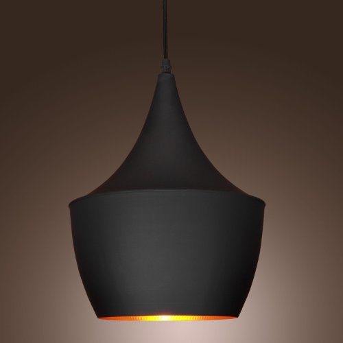 60w Pendant Light In Black Shade Moderncomtemporary Pendant Light Fit For Li