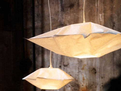Ikea VARMLUFT Ceiling pendant Light square Lamp Shade  Cord hooks set