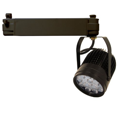 Ideal K2GFCAB CREE XPG2 Reveal Warm 25-Degree Spot Beam Halo 3 Wire Dimmable 25-watt Indoor Led Spot Track Light Black