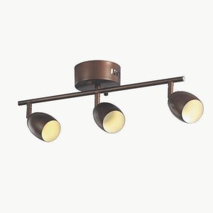 Trans Globe Lighting W-813 ROB  3-Light LED Track-Light Brushed Nickel