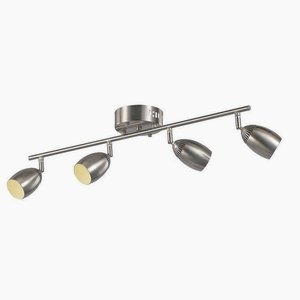 Trans Globe Lighting W-814 BN  4-Light LED Track-Light Brushed Nickel