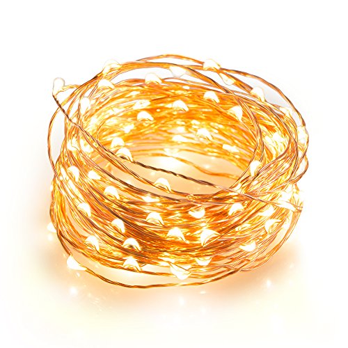 Dimmable Led String Lights Taotronics 100 Leds Twinkle Lights 33 Ft Copper Wire Lights For Indoor Outdoor Christmas