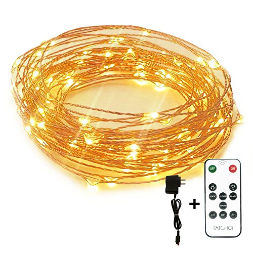 Led String Lights Dimmable Copper Wire Starry Light 33ft Ul Certified 5v Power Adapter For Christmas Wedding