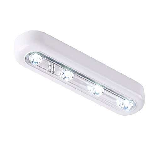 Oxyled t-01 Diy Stick-On Anywhere 4-Led Touch Tap Light Push Light Led Night Light