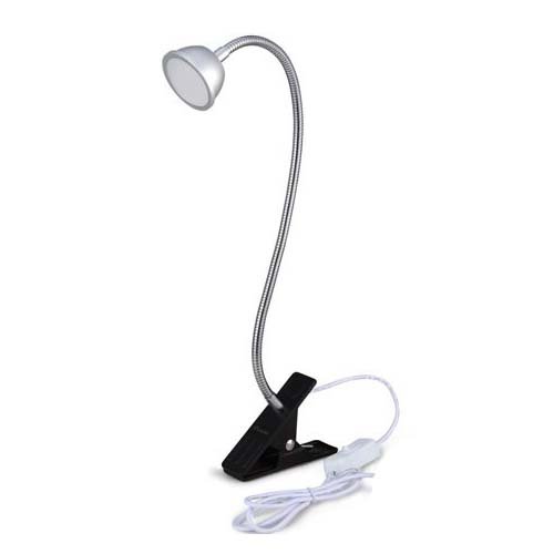 LED Desk Lamp and Grow Light 2-in-1 Aceple 6W LED Table Light and Plant Growing Light  with Flexible Gooseneck Arms and Spring Clamp for Office Lighting and Indoor Plants Potted Plants Growing