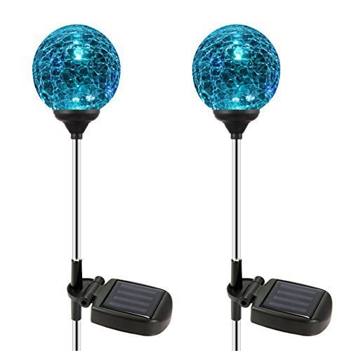 Esky Sl75 Crystal Glass Globe Color Changing Led Solar Lights Christmas Light Decoration Garden Decor For Indoor