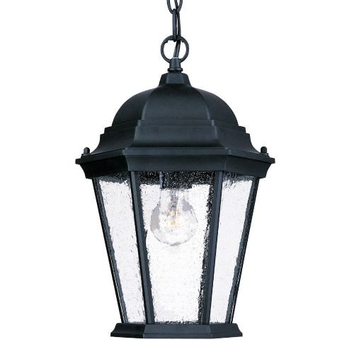 Acclaim 5206BKSD Richmond Collection 1-Light Outdoor Light Fixture Hanging Lantern Matte Black