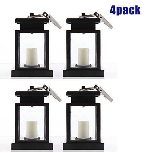 Ssg Led Candle Solar Lightvintage Solar Powered Hanging Umbrella Waterproof Lantern Portable Led Candle Lights