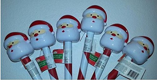 Santa Claus Holiday Lighting Solar Lights for Pathway Lighting and Holiday Decor