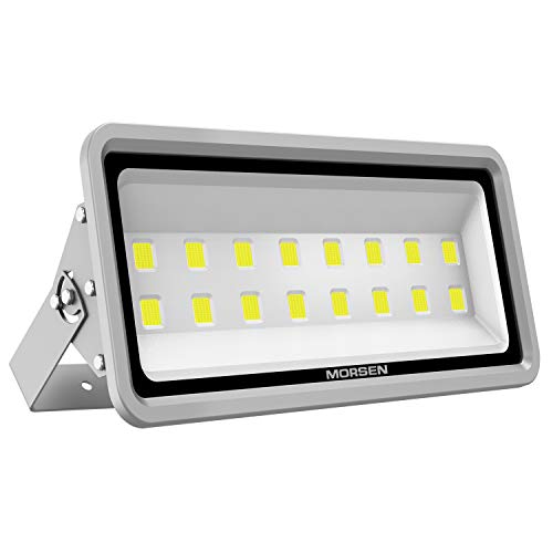 Morsen LED Flood Light 800W IP65 Waterproof 80000LM Indoor Outdoor 6000K Daylight Spotlight LED Area Security Wall Light Commercial Lighting for Parking Lot Garden Football Basketball Court