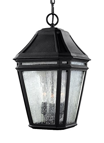 Feiss Murray OL11311BK Three Light Outdoor Pendant Black