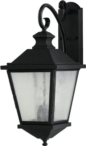 Murray Feiss OL5702BK Woodside Hills Outdoor Wall Sconce Lighting 180 Total Watts Black