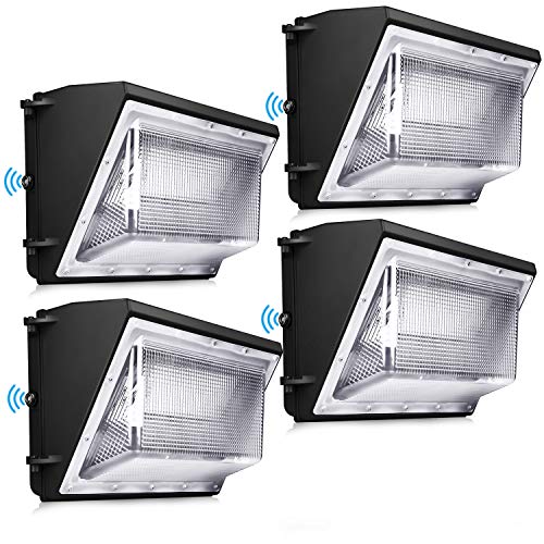 120W LED Wall Pack Light - 4 Pack Dusk To Dawn With Photocell 5000K Outdoor Commercial And Industrial Lighting 10-year Warranty