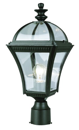 Trans Globe Lighting 5085 Bk 1-light Post Lantern Black