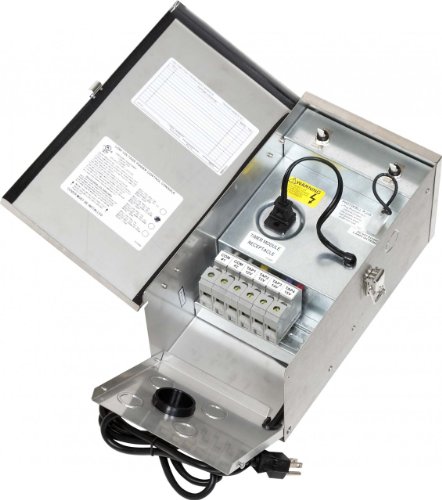 Hadco Lighting 300 Watt Stainless Steel Multi-tap 12-15 Volt Transformer