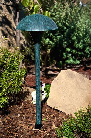 Hadco Lighting Mu5_g Mu5 Medium Mushroom Pathlyte 120v Verde Green