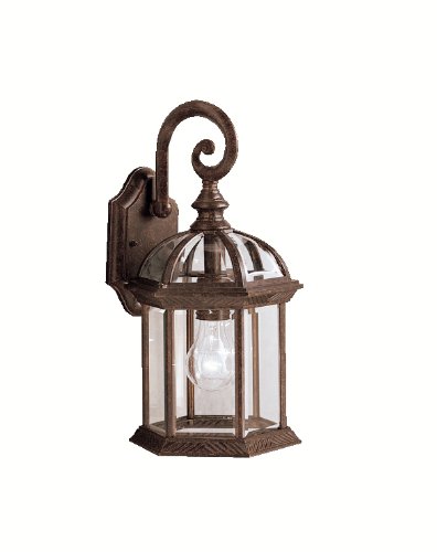 Kichler 9735TZ Barrie 1 Light Outdoor Wall Lantern Tannery Bronze