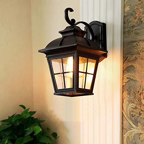 FXX Modern Minimalist Wall Lamp Creative Rustic Style Waterproof Light Fixture Suitable for Balcony Dining Patio Aisle Night Lighting Without Light Source