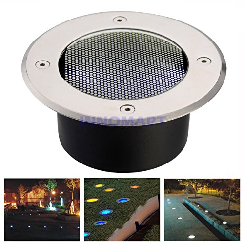 New Bright Led Outdoor Solar Ground Lamp Led Garden Lawn Light Solar Powered Led Underground Lights Stainless