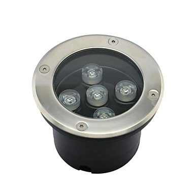UR Outdoor Lights 5pcs LED High Power 5W Outdoors Underground Lamp AC85-265V