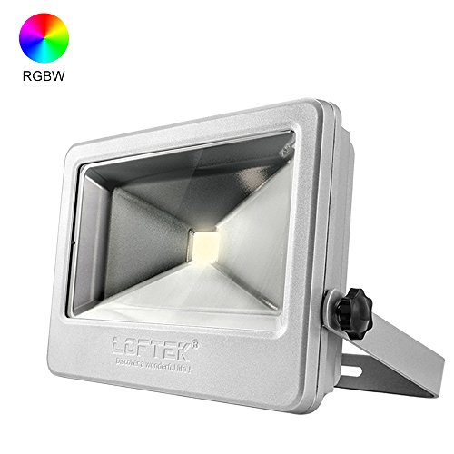 Loftek 50w Timing Security Rgbw Led Floodlightwaterproof Landscape Lighting With Remotelights Up Flowers Stones