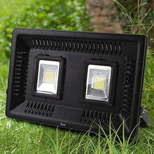 Fuloon LED Flood Light Waterproof Outdoor Floodlight Spotlight Cold White 100W