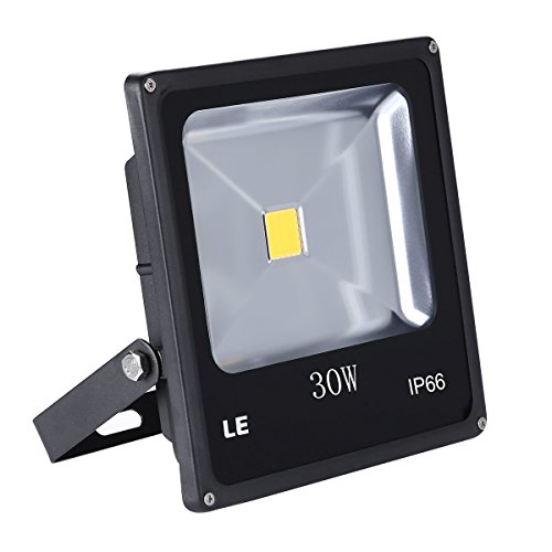 Le 30w Super Bright Outdoor Led Flood Lights 75w Hps Bulb Equivalent Waterproof 2250lm Daylight White 6000k