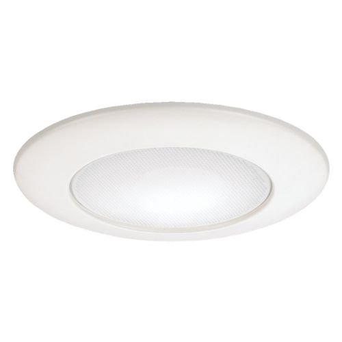 Sea Gull Lighting 1239AT-15 6-Inch Flat Glass Recessed Light Trim White