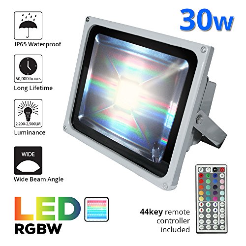 Etoplighting Rgb Led Flood Changing Light Outdoor Waterproof Remote Control Flood W Cord And Plug Apl1193 30