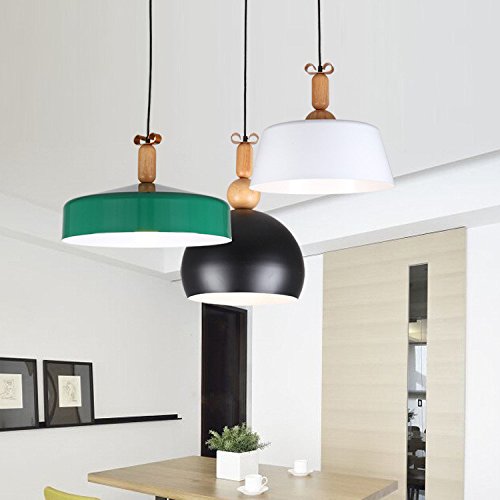 Qiaoba- Retro Lighting Living RoomBedroomKitchenBarRestaurantAisleBalcony Aluminum Pendant Light green