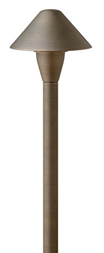 Hinkley Lighting 16016mz Hardy Island 20-watt T-3 Bi Pin Light Bulb 15-12-inch Low Voltage Small Classic Path