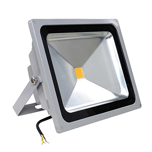 50 Watts LED Waterproof Flood Light Fixture Warm White w ROHS CE certified for Outdoor Garden Lighting Landscape Pool