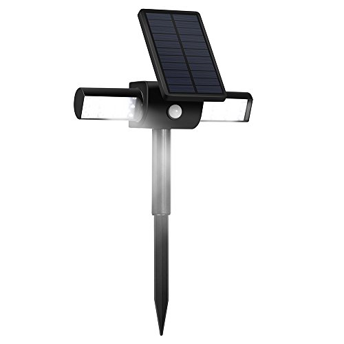 Solar Lights Lbell 360&deg Usb Solar Spotlight With Rotating Dual Head Waterproof Outdoor Landscape Lighting Garden