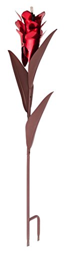 Desert Steel 409-004 Ginger Garden Torch - Metal Art Flower Citronella Torch36 x 14 x 14