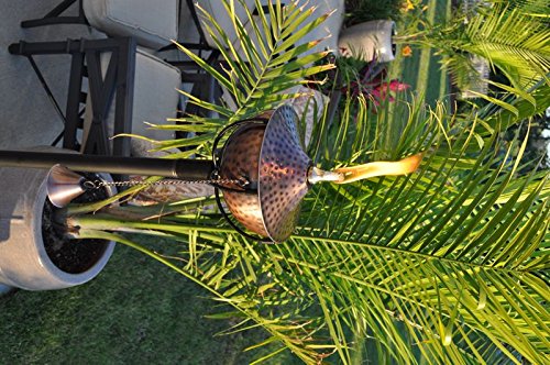 Set of 2 Maui Grande Garden Torches Bronze