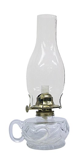Glo Brite by 21st Century L392ACL Lite Hearted Clear Glass Oil Lamp