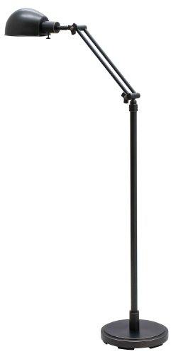 House of Troy AD400-OB Addison 1LT Adjustable Floor Lamp Oil Rubbed Bronze Finish