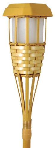 Moonrays 91206 Solar Powered Tiki Torch Path Light