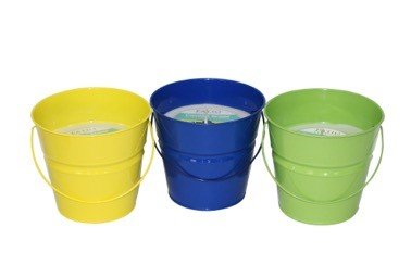 Citronella Painted Bucket Candle 18 oz each3 Pack