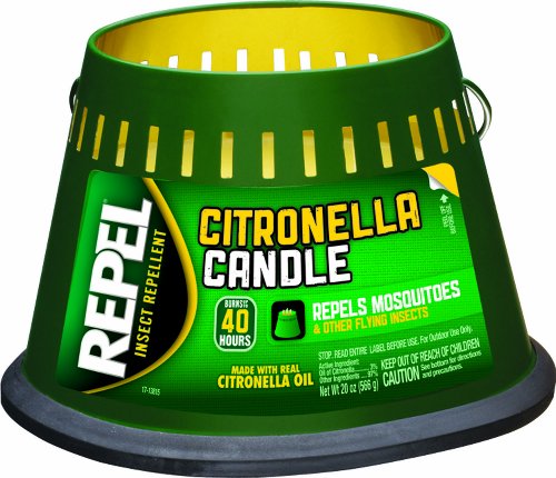 Repel 94116 Citronella Triple Wick Candle 20-Ounce Pack of 1