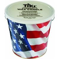 TIKI Brand USA American Flag Citronella Candle Bucket 1 - 16oz