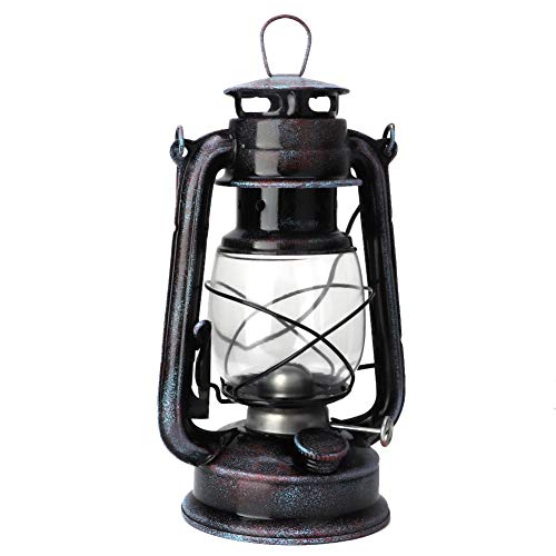 24cm Retro European Style Kerosene Lamp Vintage Kerosene Lantern Oil Lamp Portable Outdoor Camping Lights