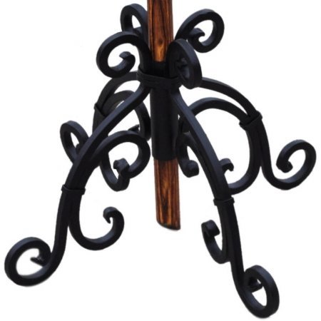 Starlite Garden and Patio Torche AKEX-TB-3300 Wrought Iron Accessory Base for Patio Torch Black by Starlite Garden and Patio Torche