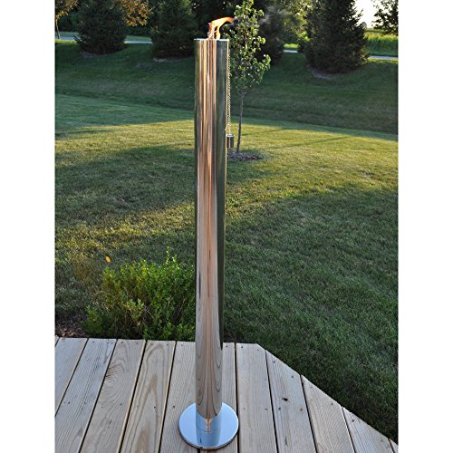 Starlite Garden and Patio Torche Polished Milan Floor Torch Decor 56-Inch