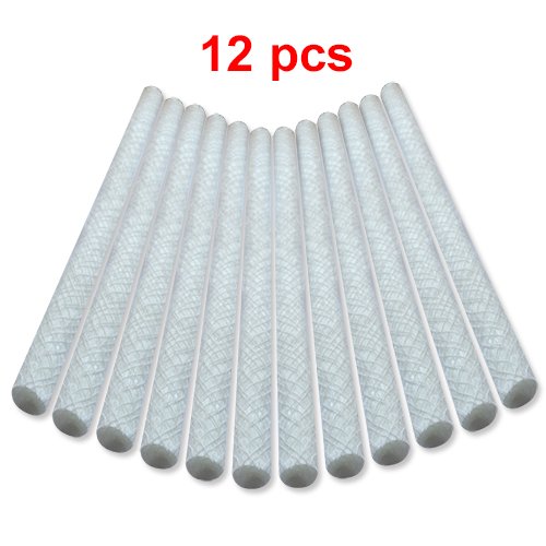 Fiberglass Tiki Torch Wicks 985&quot Long 12 Pcs 1182&quot Total replacement Tiki Torch Wicks For Oil Lamps Diy