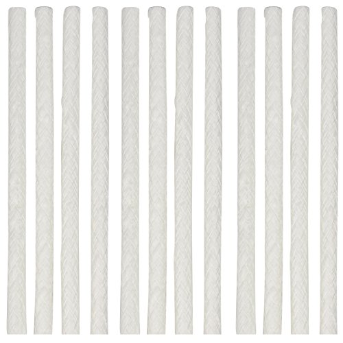 12 Packs - 12 By 10 Inch Long Fiberglass Tiki Torch Wicks - Elander Replacement Wicks Perfect For Outdoor