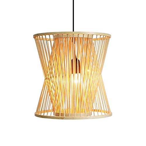 Chandelier - Modern New Chinese Bamboo Lantern Japanese Zen Tatami Chandelier Tea Room Restaurant Shade Corridor Porch Lighting